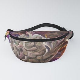 Grey Crenelated Wide Prismatic Nug Smoke Weed Fanny Pack | Graphicdesign, Crenelated, Wide, Grey, Abstractnugs, Prismatic, Abstract, Cannabis, Nug, Ganja 