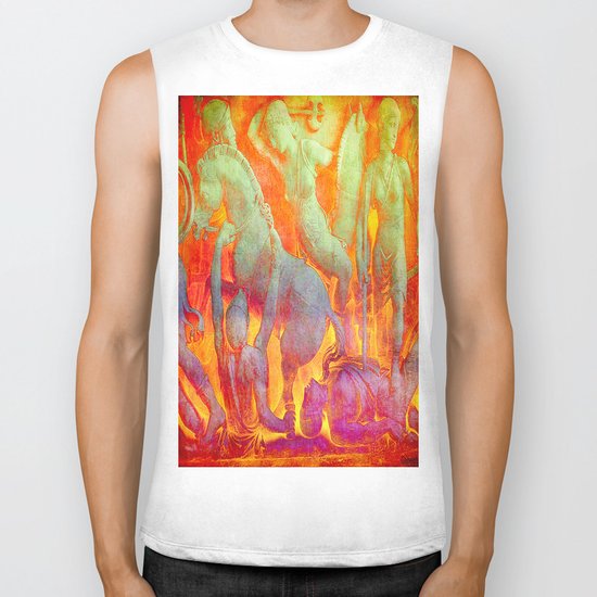 Bas Relief Biker Tank