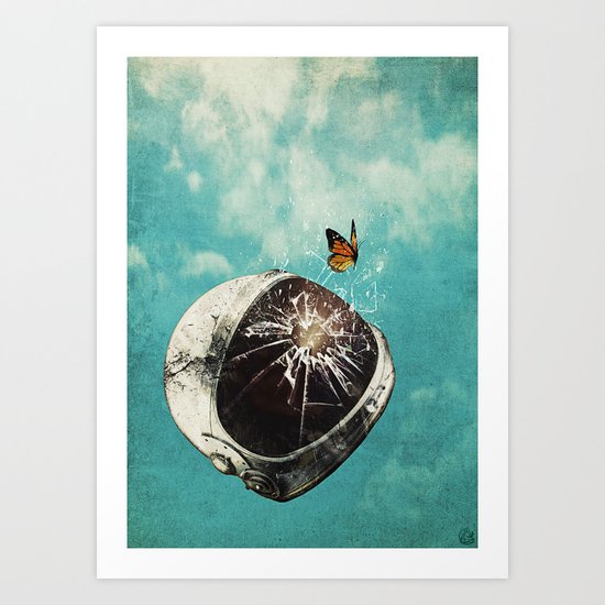 the fall Art Print