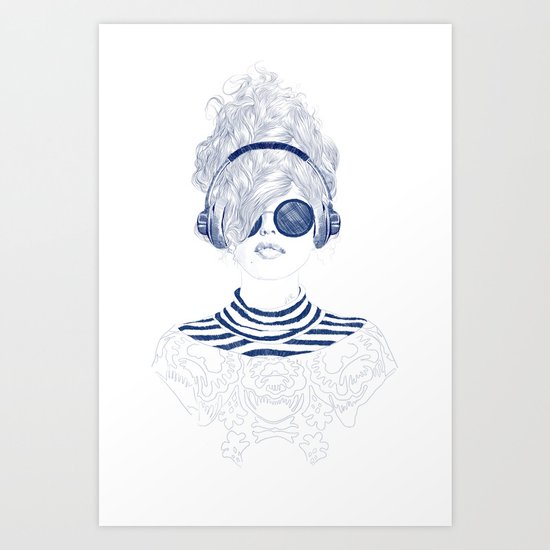 Groove Baby Art Print