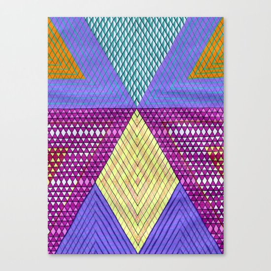 Isometric Harlequin #9 Canvas Print