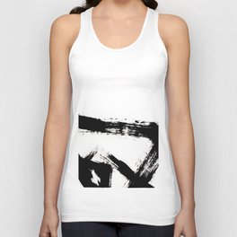 Brushstroke [8] - a simple, abstract, black and white india ink piece Tank Top