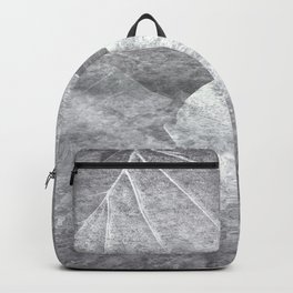 gray foliage lily pad Backpack