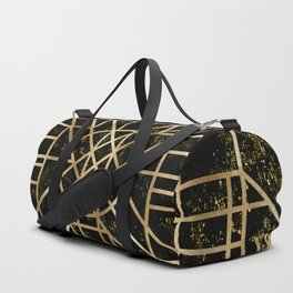 Art Deco design - velvet geo V Duffle Bag