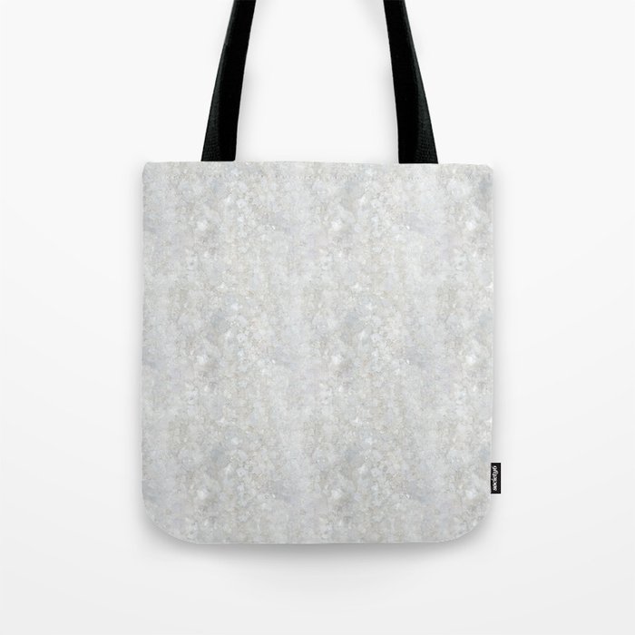 White Apophyllite Close-Up Crystal Tote Bag