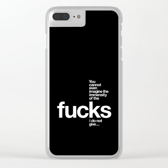 IMMENSITY Clear iPhone Case
