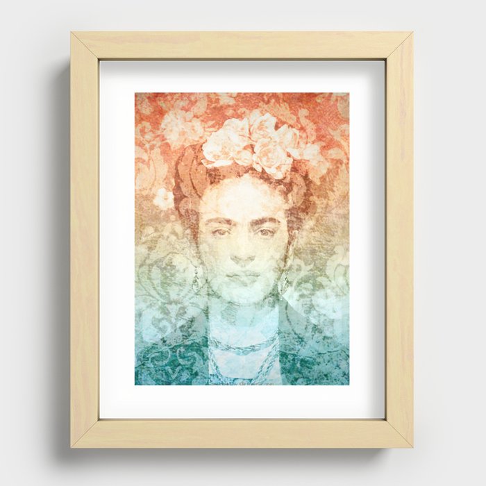 Frida  Recessed Framed Print