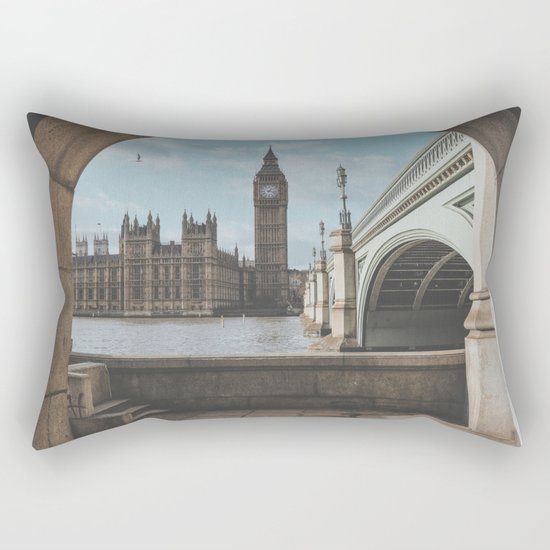 London, United Kingdom Rectangular Pillow