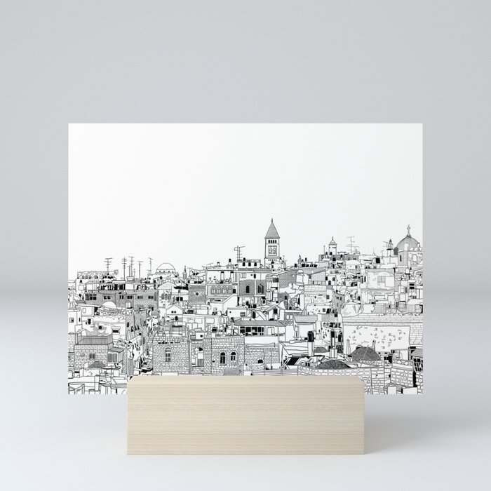 Little Jerusalem Mini Art Print