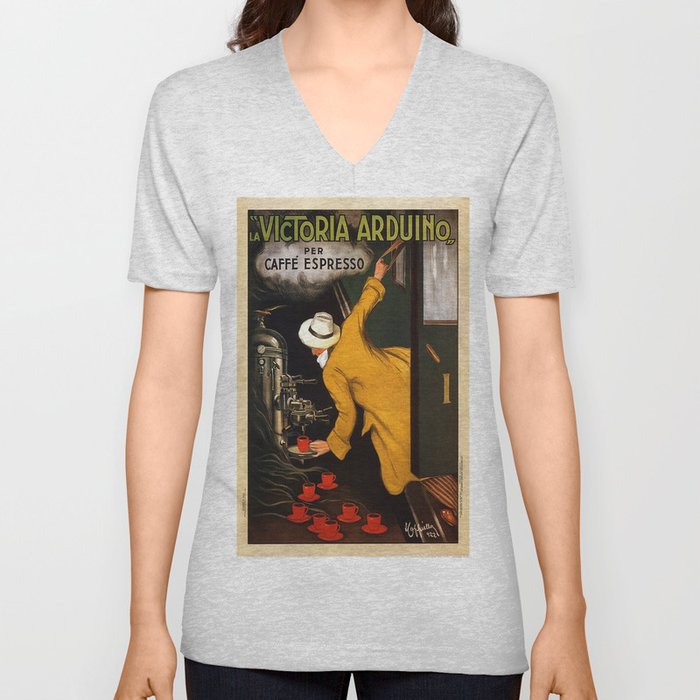 Vintage poster - Vitctoria Arduino V Neck T Shirt