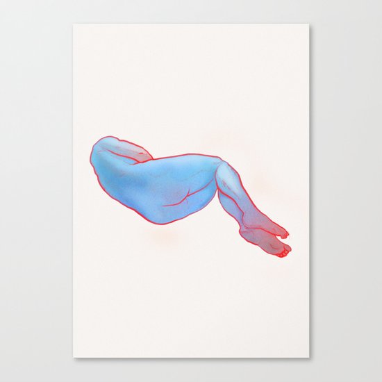Female body 01 Canvas Print