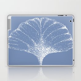 Dusty Indigo Art Deco Floral Laptop Skin