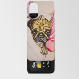 Hug with Cute Pug Dog Android Card Case