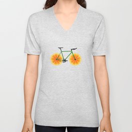 Citrus Cycle V Neck T Shirt