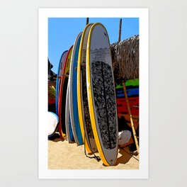 Surfboards Art Print