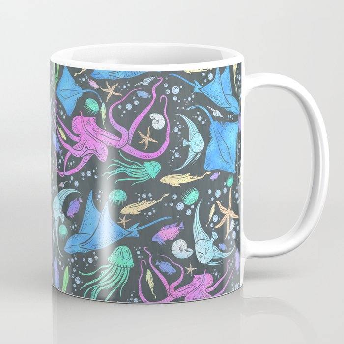 Colorful Marine Life Diversity Coffee Mug