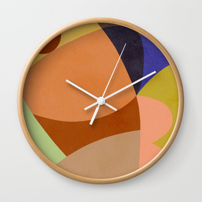 Abstract D08-2 Wall Clock