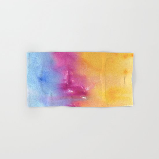 Abstract Watercolor No. 1 Hand & Bath Towel
