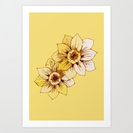Yellow Flower Art Print