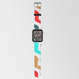 Abstract Geometric Christmas Pattern 07 Apple Watch Band