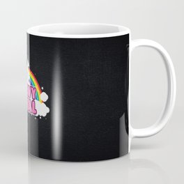 HEAVY METAL! (Funny Unicorn / Rainbow Mosh Parody Design) Mug