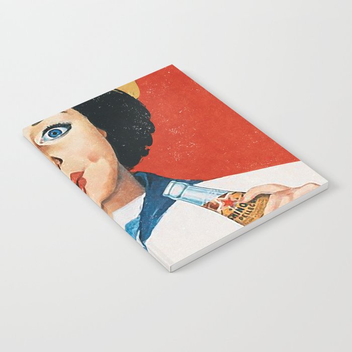 Orange Juice Italian Vintage Poster Notebook