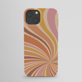 Retro Swirl iPhone Case