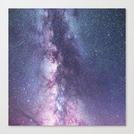Colorful Universe Nebula Galaxy And Stars Canvas Print