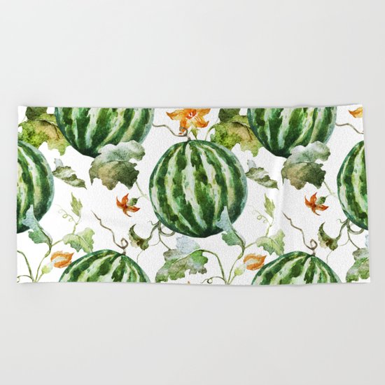 Melon Pattern 05 Beach Towel