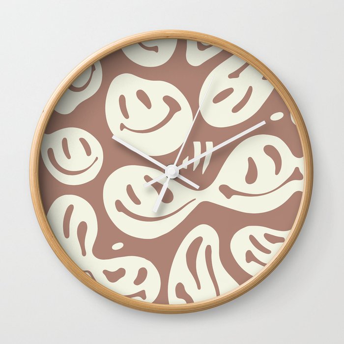 Latte Melted Happiness Wall Clock