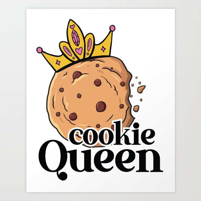 Cookie Queen Art Print