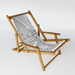 Chicago Map Sling Chair
