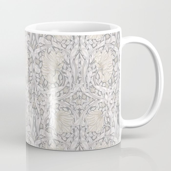 William Morris Vintage Pimpernel Linen Cloud Grey Coffee Mug
