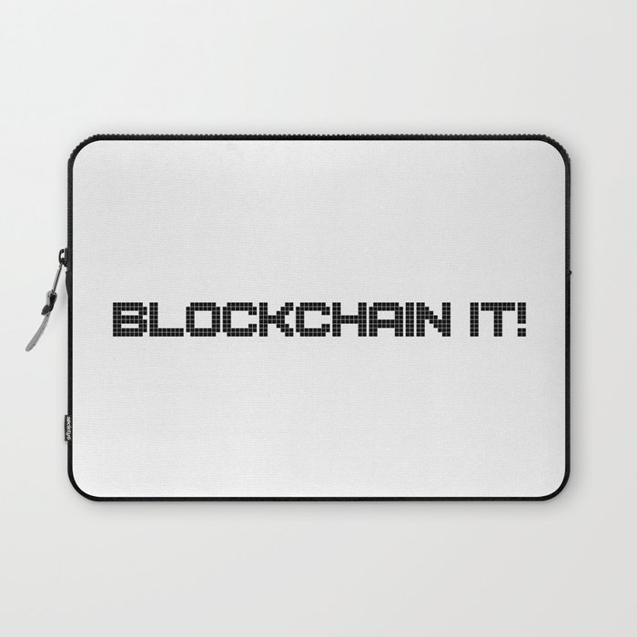 Blockchain it Laptop Sleeve