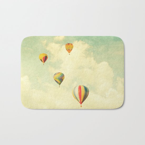 Drifting Balloons Bath Mat