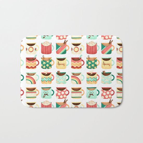 Coffee Coffee Coffee Coffee Coffee Bath Mat