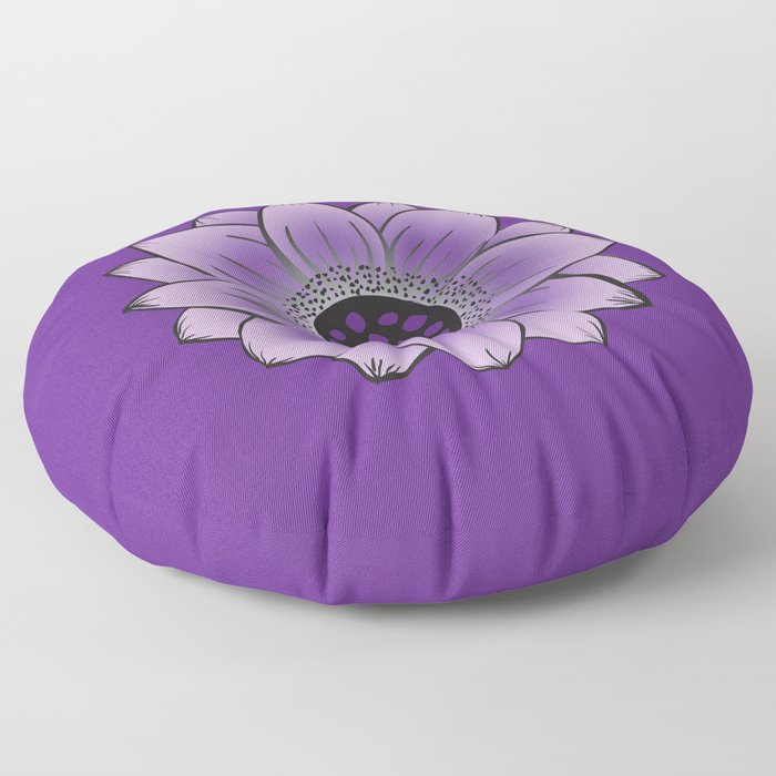Purple Lotus Floor Pillow
