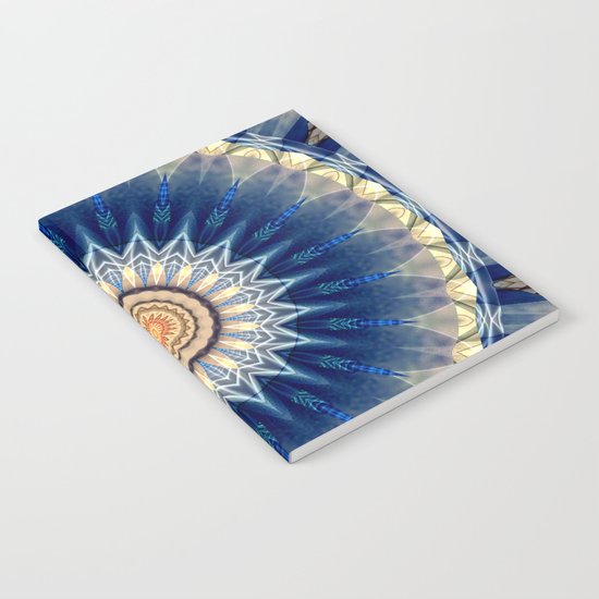 Mandala blue created by Tutti Notebook
