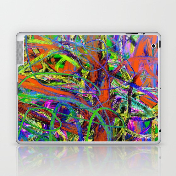 Abstract expressionist Art. Abstract Painting 80. Laptop & iPad Skin