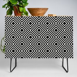 Black and Pale Gray Minimal Square Line Art Pattern Pairs Dulux 2022 Popular Colour Sloe Flower Credenza