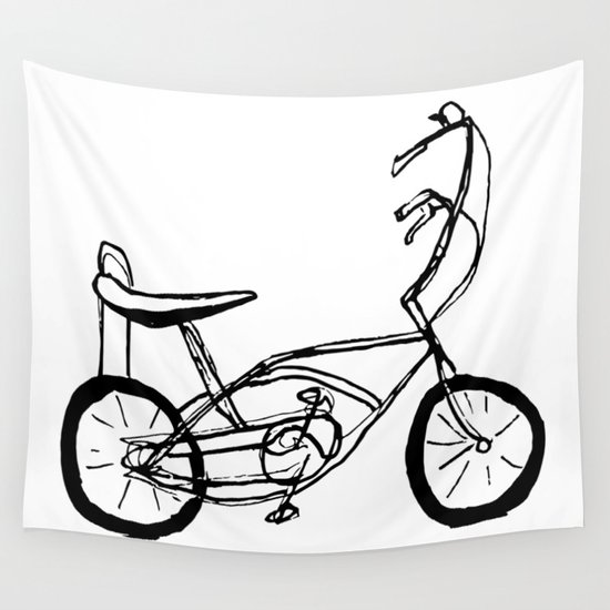 Schwinn Stingray Bicycle Wall Tapestry By Evrydayart Society6