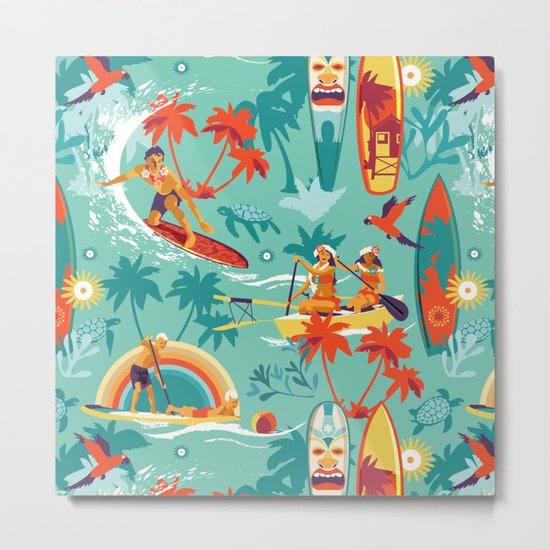 Hawaiian resort Metal Print