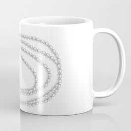 White Pearl Beaded Necklace Coffee Mug