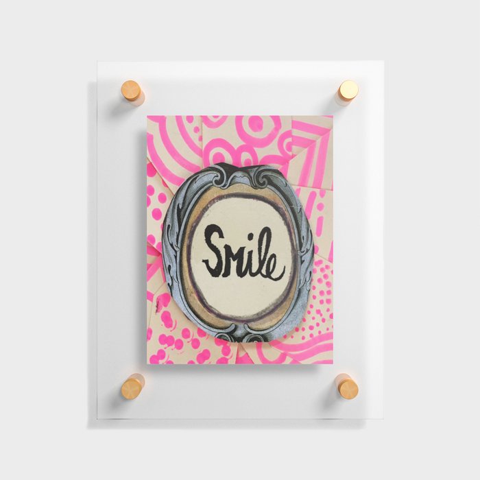 3 second smile Floating Acrylic Print