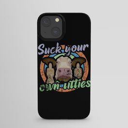Suck your own titties iPhone Case