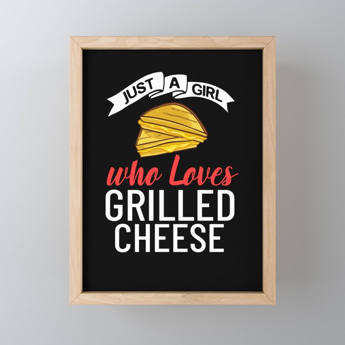 Grilled Cheese Sandwich Maker Toaster Framed Mini Art Print