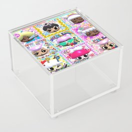 anime collage aesthetic  Acrylic Box