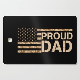 Proud Dad Patriotic American Cutting Board