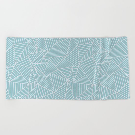 Ab Lines Salt Water Beach Towel