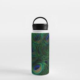 peacock feathers Water Bottle